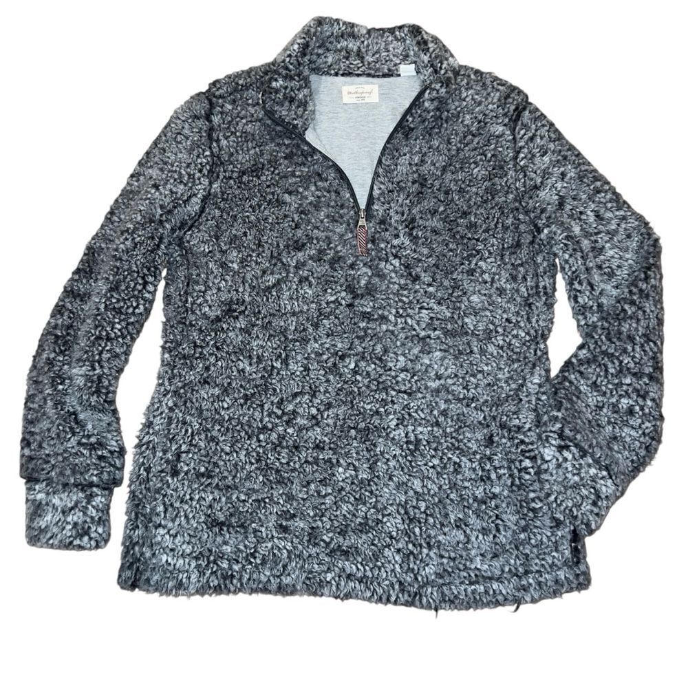 Women's Weatherproof Vintage Gray Fleece Pullover Medium